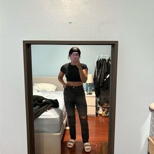 American Eagle Outfitters Black Denim